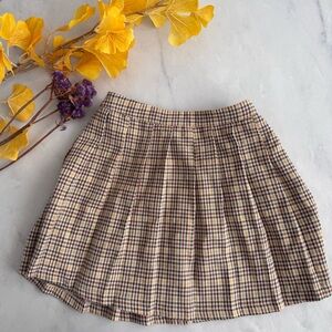 Zara Plaid Kids Skirt - Multicolor